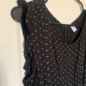 Black & White Polka Dot Jumper